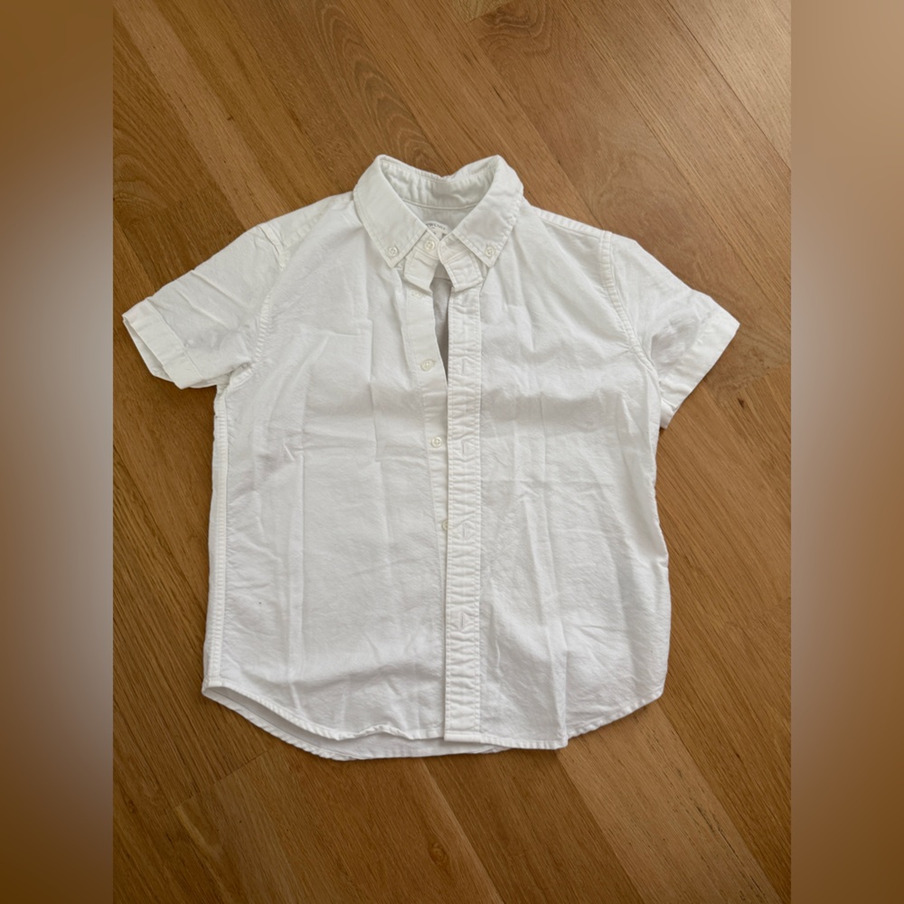 Crewcuts White Button Down Kids Shirt